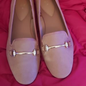 Tan professional work flats